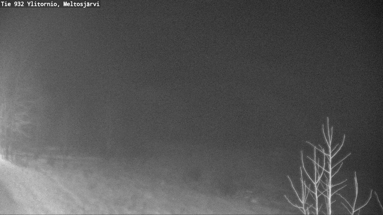 Weather Camera Image Road 932 Ylitornio, Meltosjärv, Ylitornio, Lappi