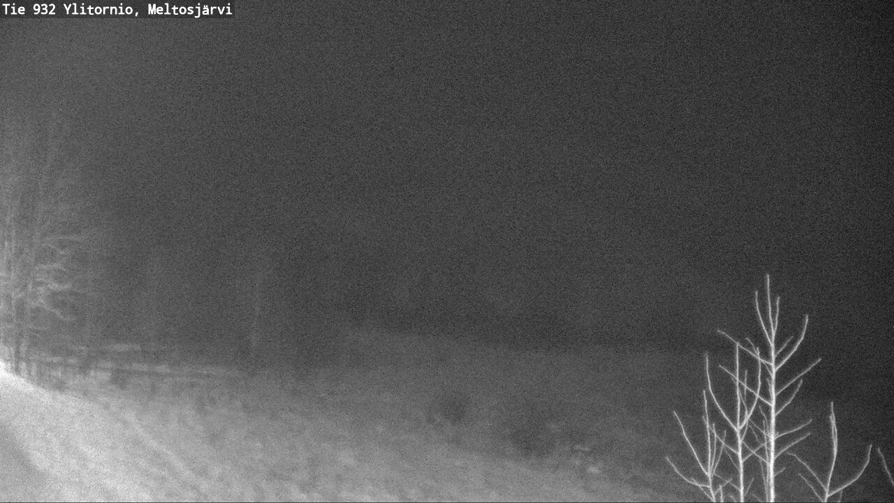 Weather Camera Image Road 932 Ylitornio, Meltosjärv, Ylitornio, Lappi