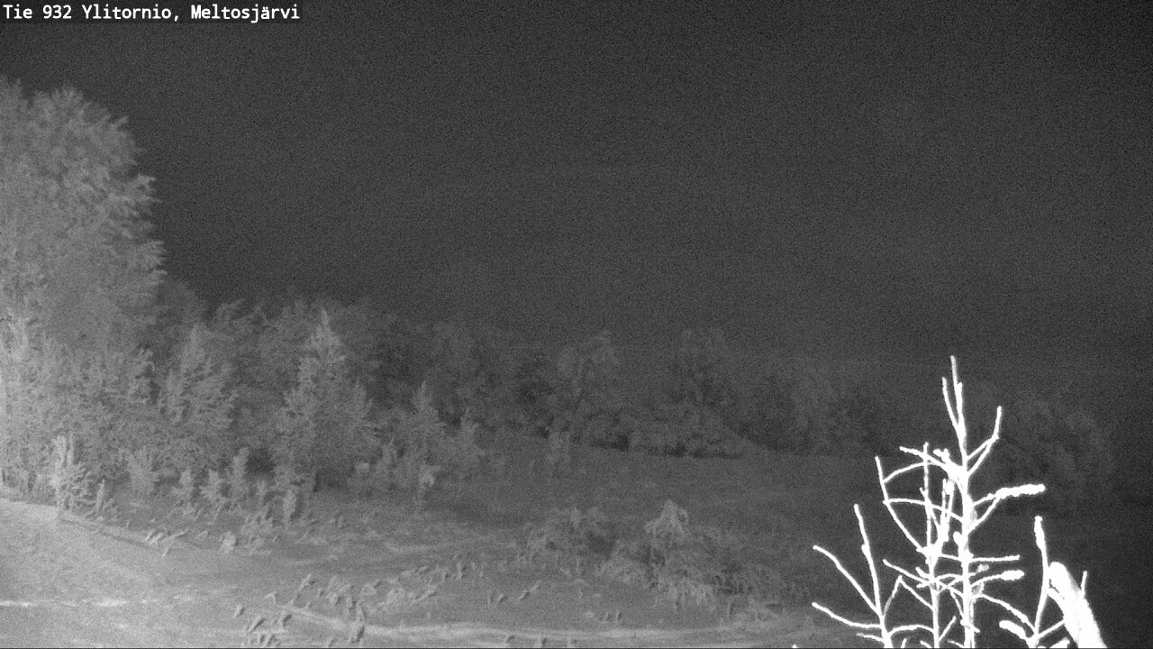 Weather Camera Image Road 932 Ylitornio, Meltosjärv, Ylitornio, Lappi