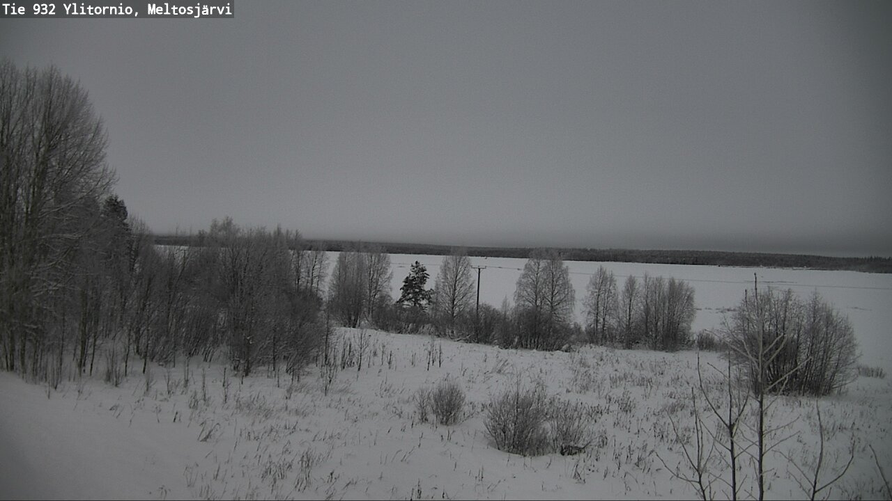 Weather Camera Image Road 932 Ylitornio, Meltosjärv, Ylitornio, Lappi