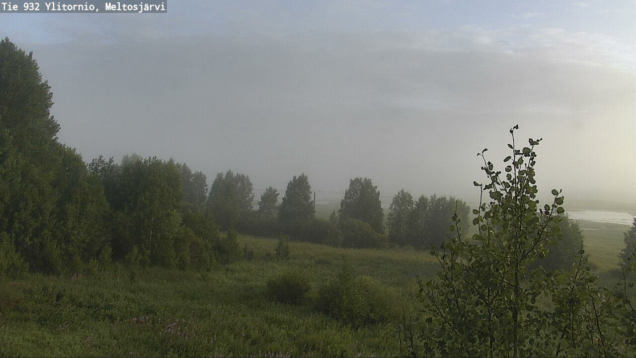 Weather Camera Image Road 932 Ylitornio, Meltosjärv, Ylitornio, Lappi