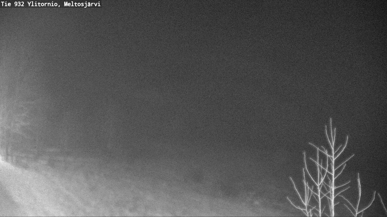 Weather Camera Image Road 932 Ylitornio, Meltosjärv, Ylitornio, Lappi