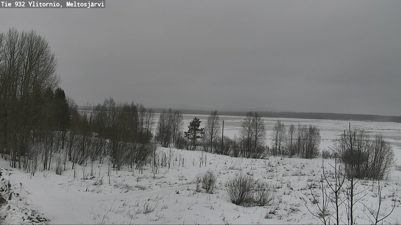 Weather Camera Image Road 932 Ylitornio, Meltosjärv, Ylitornio, Lappi