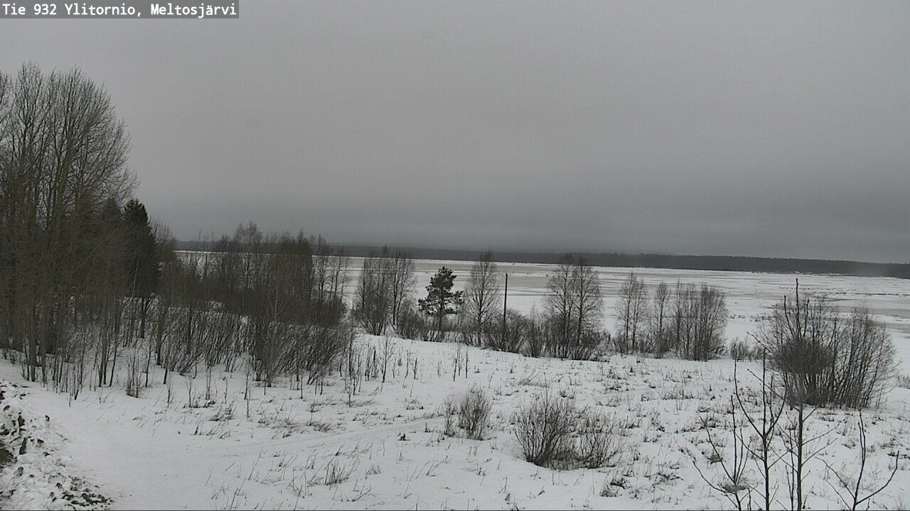 Weather Camera Image Road 932 Ylitornio, Meltosjärv, Ylitornio, Lappi