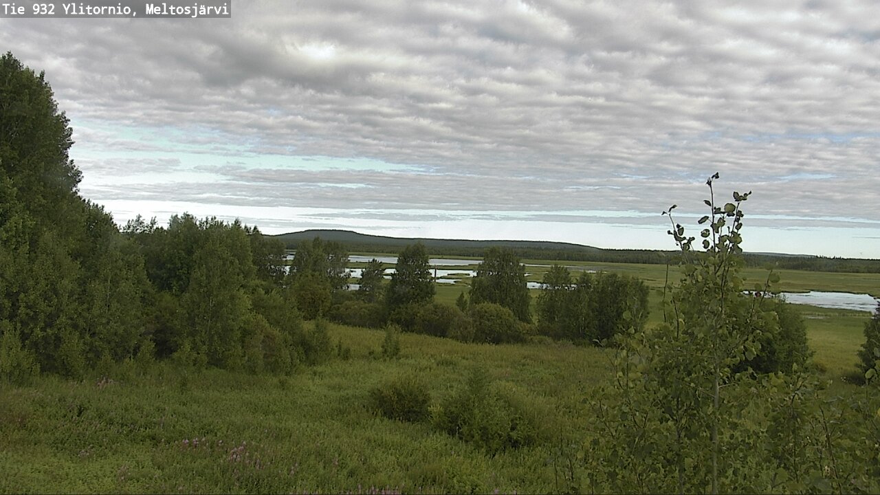 Weather Camera Image Väg 932 Övertorneå, Meltosjä, Ylitornio, Lappi