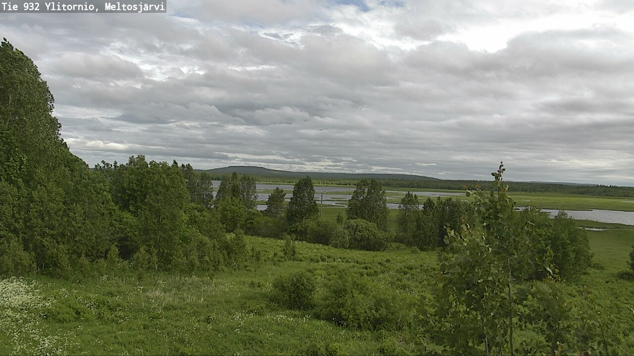 Weather Camera Image Road 932 Ylitornio, Meltosjärv, Ylitornio, Lappi