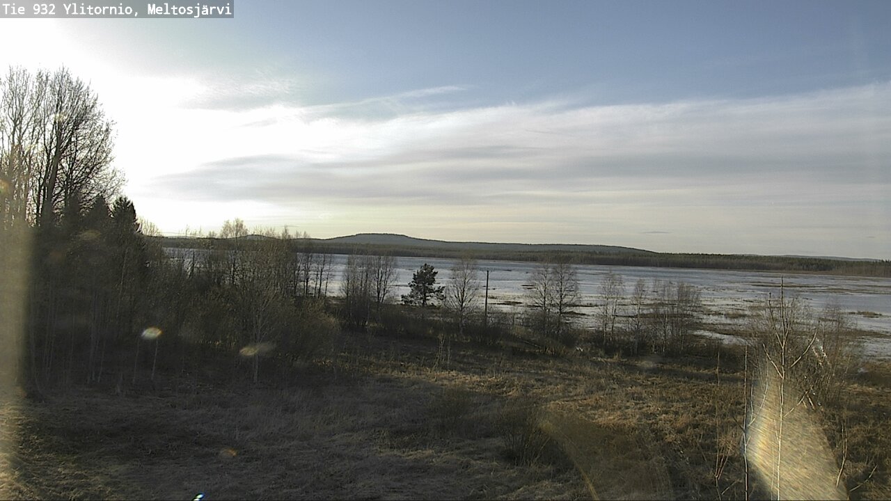 Weather Camera Image Väg 932 Övertorneå, Meltosjä, Ylitornio, Lappi