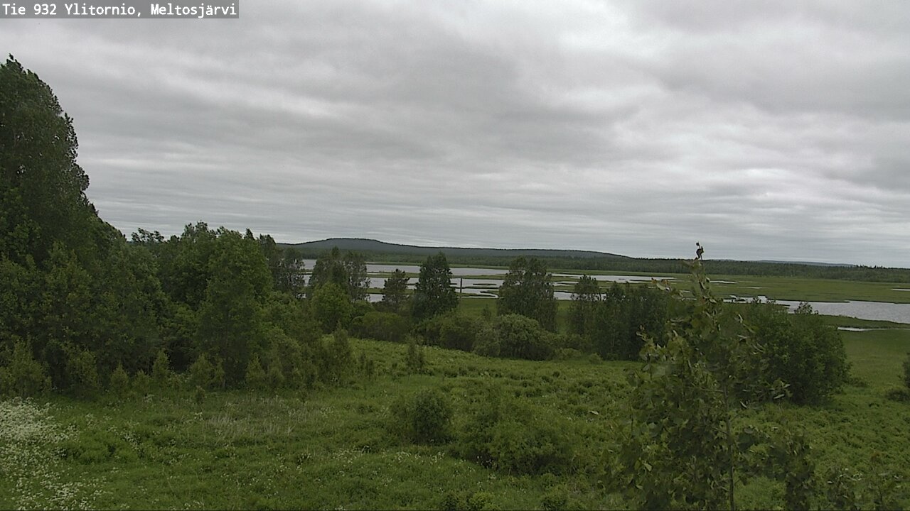 Weather Camera Image Road 932 Ylitornio, Meltosjärv, Ylitornio, Lappi