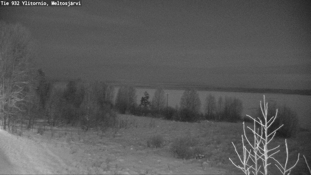 Weather Camera Image Road 932 Ylitornio, Meltosjärv, Ylitornio, Lappi