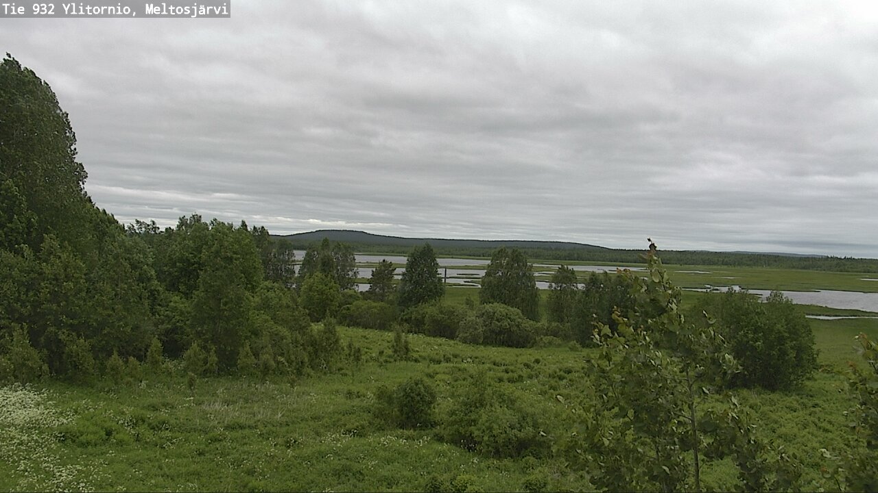 Weather Camera Image Road 932 Ylitornio, Meltosjärv, Ylitornio, Lappi