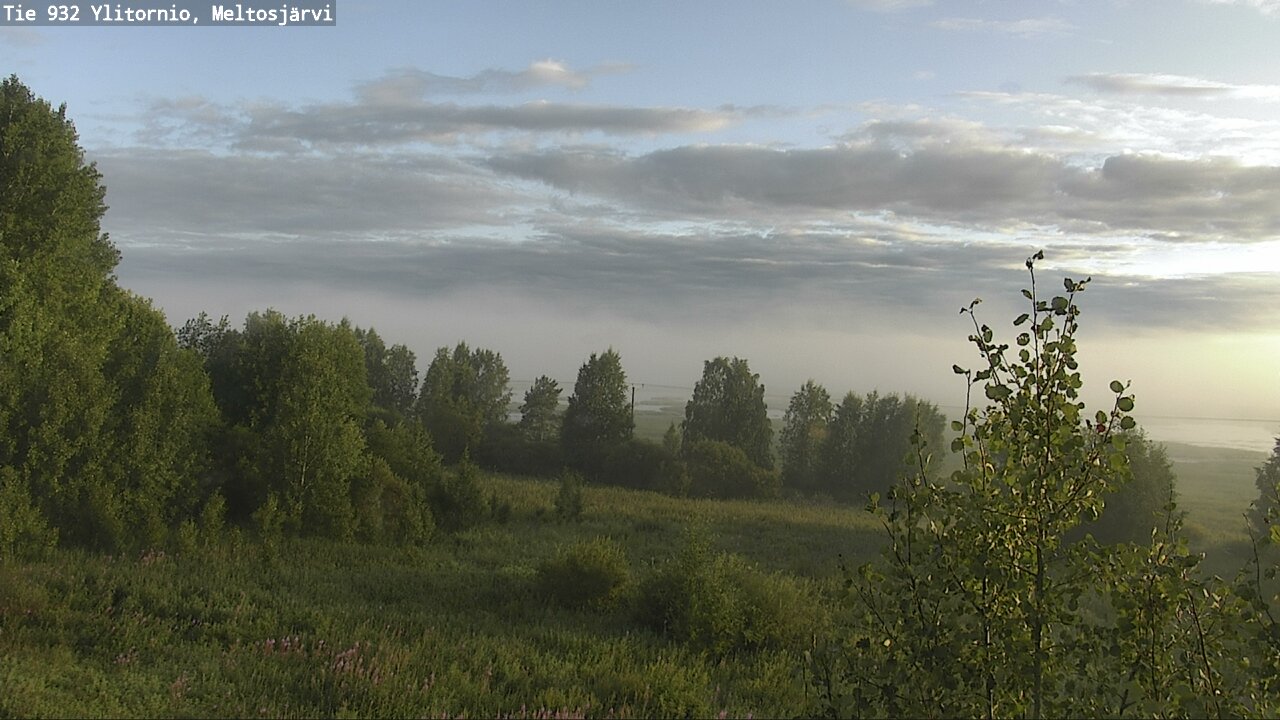 Weather Camera Image Road 932 Ylitornio, Meltosjärv, Ylitornio, Lappi