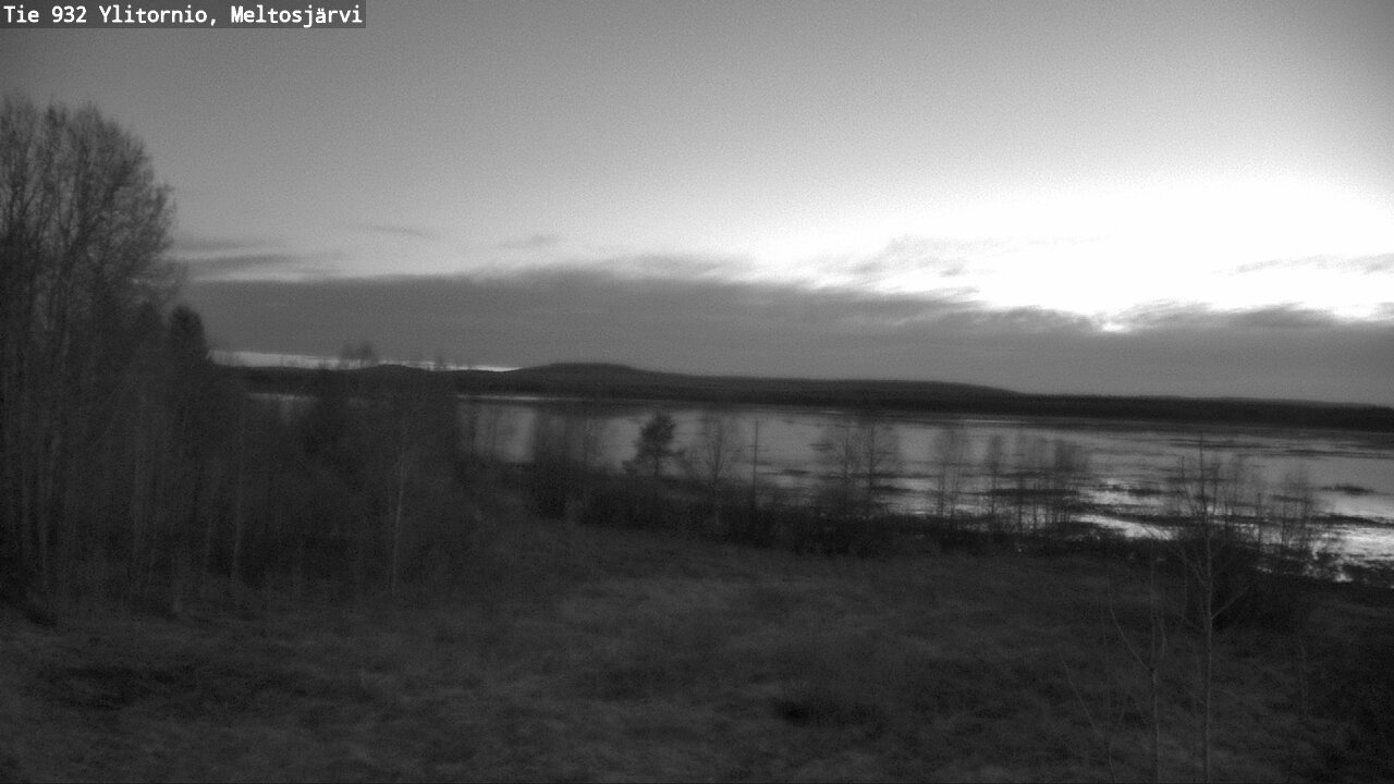 Weather Camera Image Väg 932 Övertorneå, Meltosjä, Ylitornio, Lappi