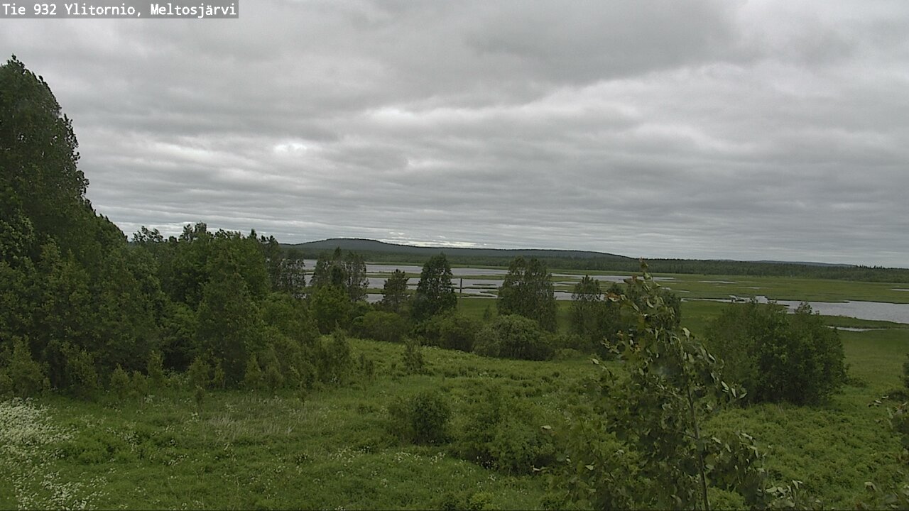 Weather Camera Image Road 932 Ylitornio, Meltosjärv, Ylitornio, Lappi