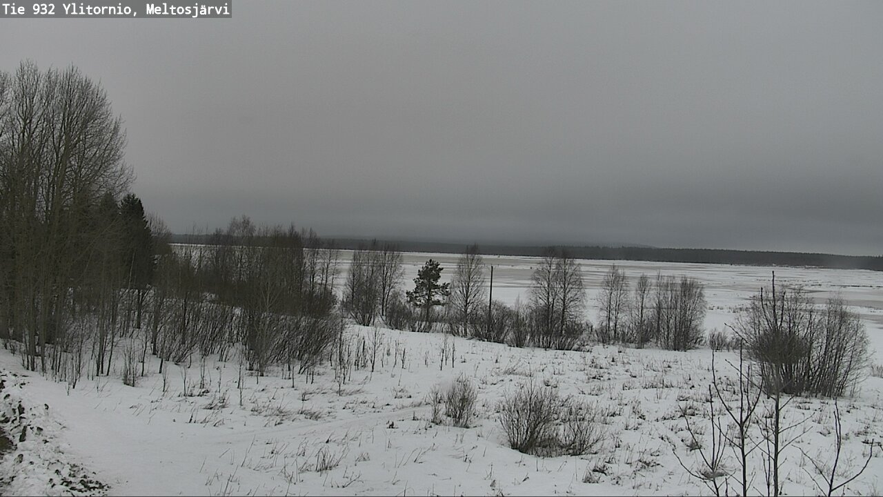Weather Camera Image Road 932 Ylitornio, Meltosjärv, Ylitornio, Lappi