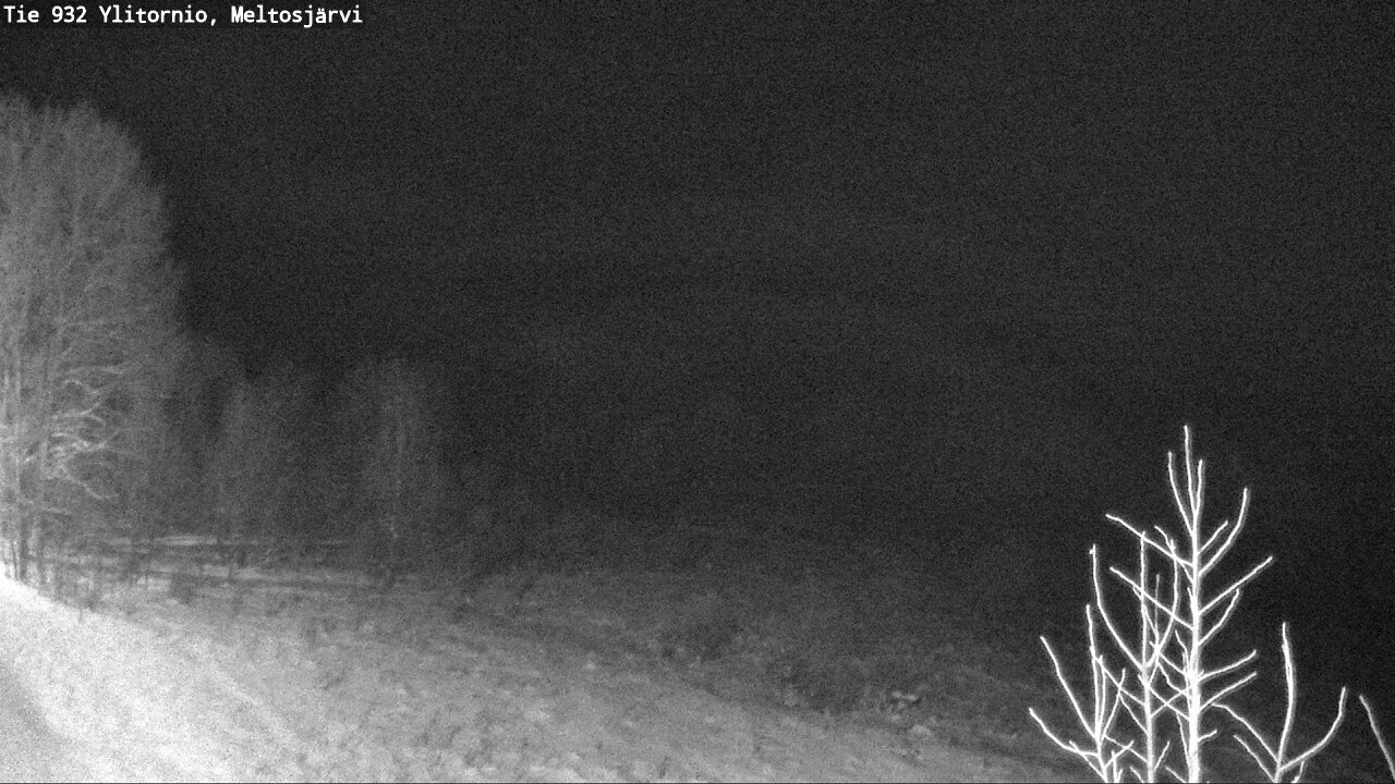 Weather Camera Image Road 932 Ylitornio, Meltosjärv, Ylitornio, Lappi