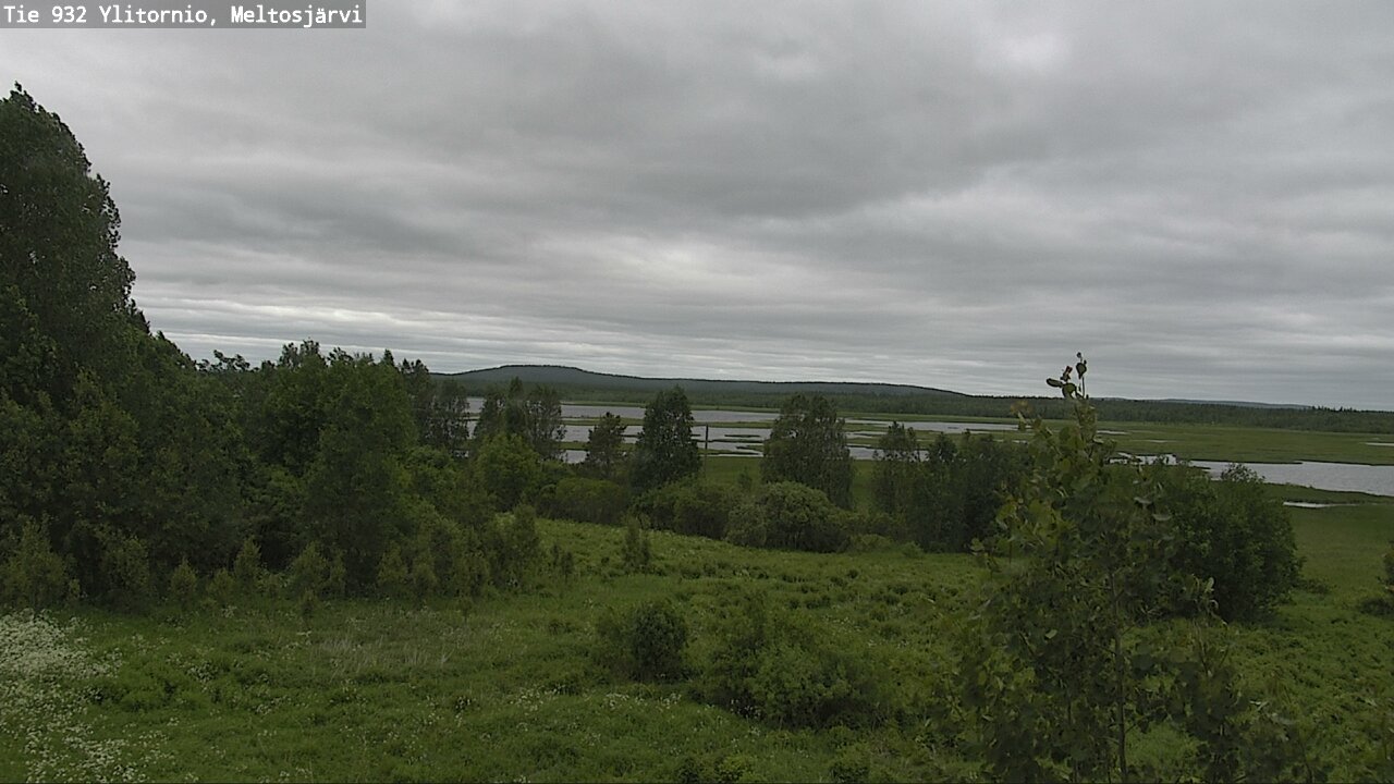 Weather Camera Image Road 932 Ylitornio, Meltosjärv, Ylitornio, Lappi
