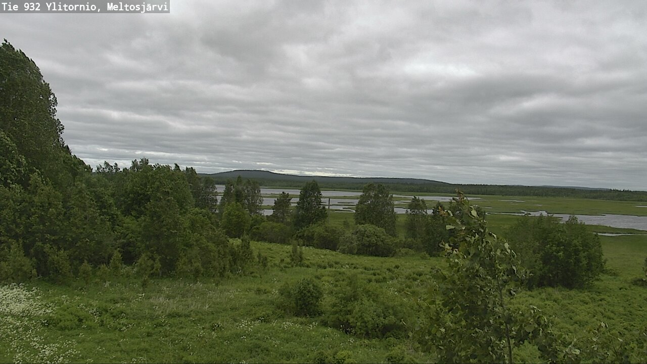 Weather Camera Image Road 932 Ylitornio, Meltosjärv, Ylitornio, Lappi