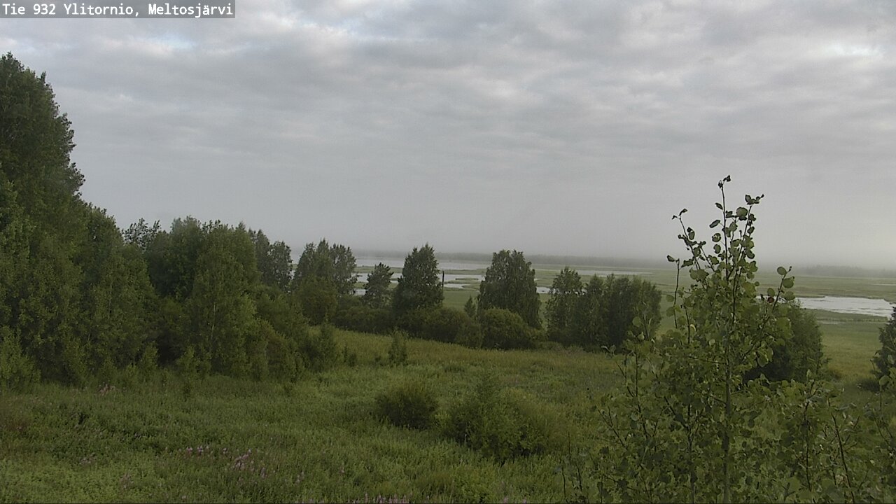 Weather Camera Image Road 932 Ylitornio, Meltosjärv, Ylitornio, Lappi
