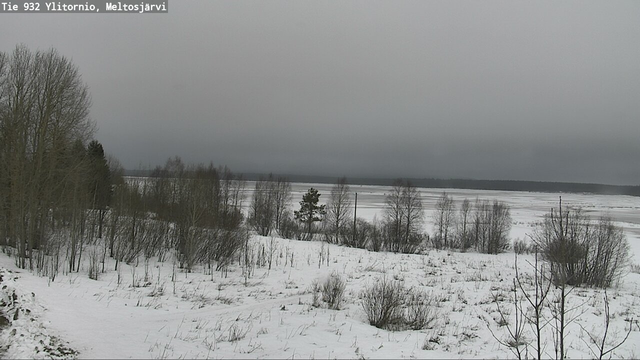 Weather Camera Image Road 932 Ylitornio, Meltosjärv, Ylitornio, Lappi