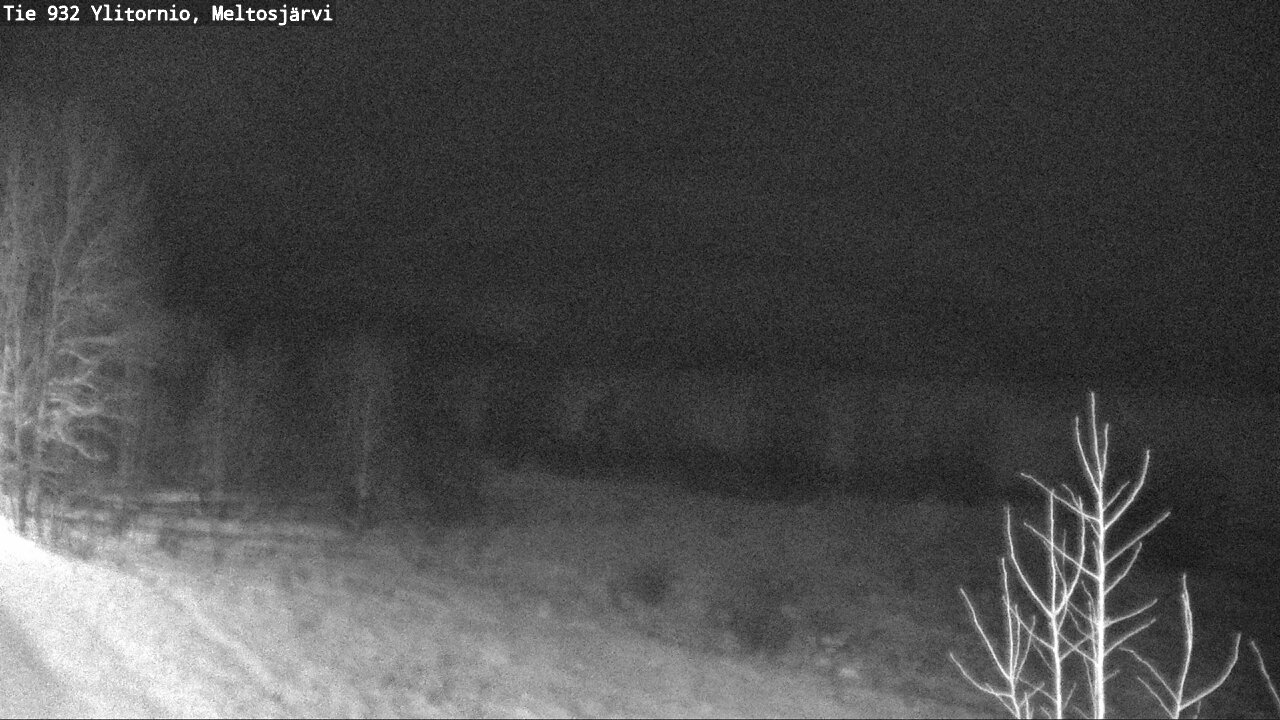 Weather Camera Image Road 932 Ylitornio, Meltosjärv, Ylitornio, Lappi