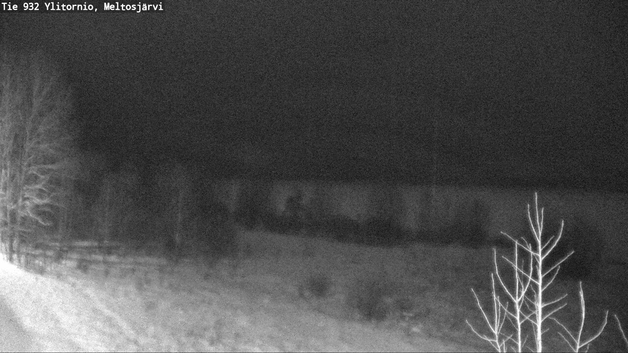 Weather Camera Image Road 932 Ylitornio, Meltosjärv, Ylitornio, Lappi