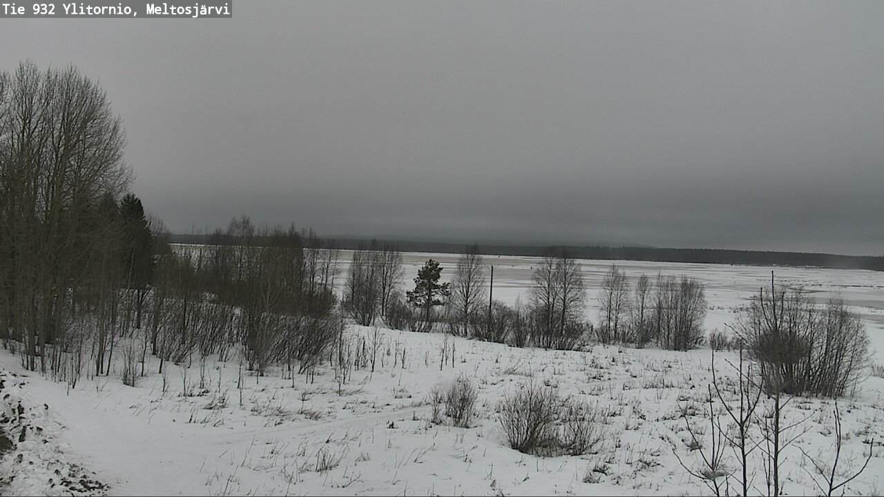 Weather Camera Image Road 932 Ylitornio, Meltosjärv, Ylitornio, Lappi