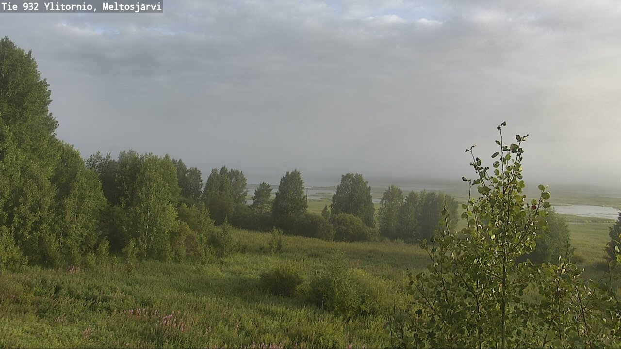 Weather Camera Image Road 932 Ylitornio, Meltosjärv, Ylitornio, Lappi