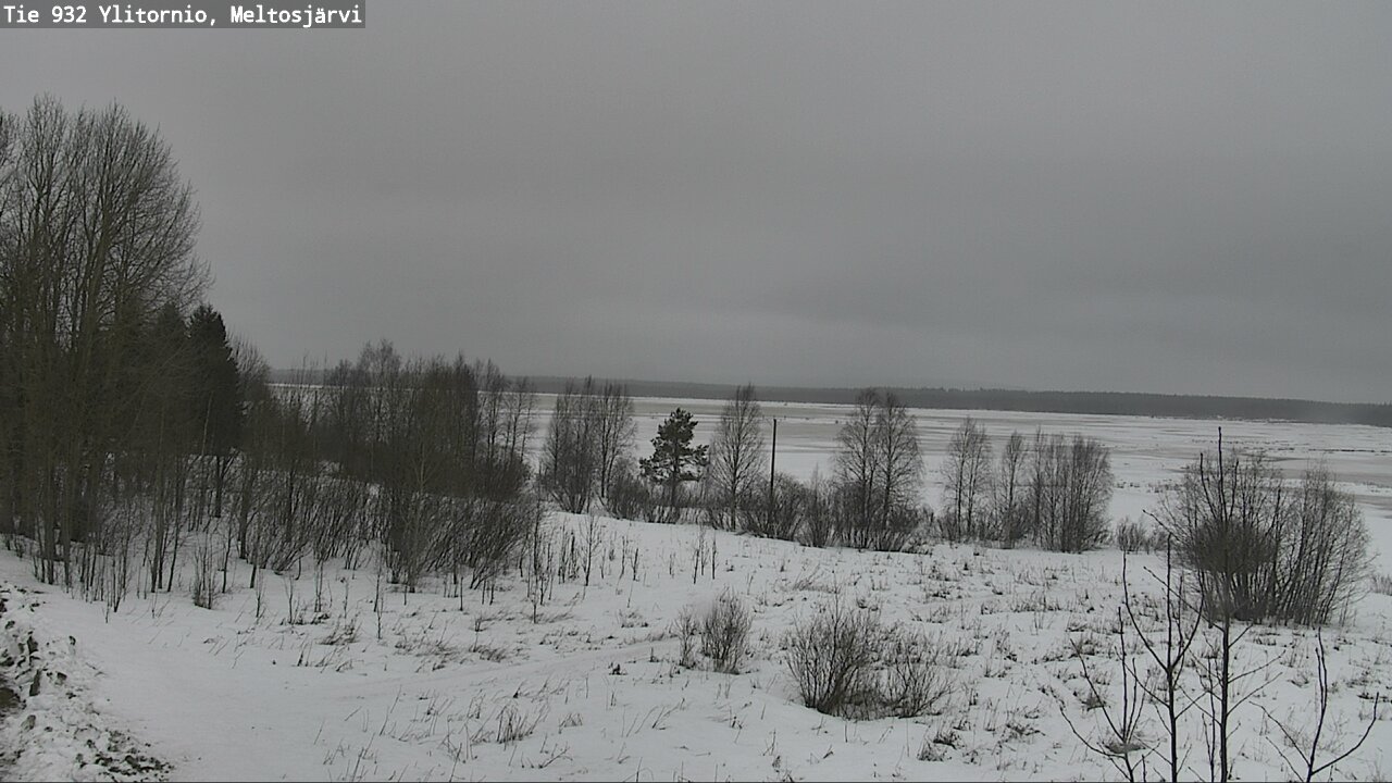 Weather Camera Image Road 932 Ylitornio, Meltosjärv, Ylitornio, Lappi