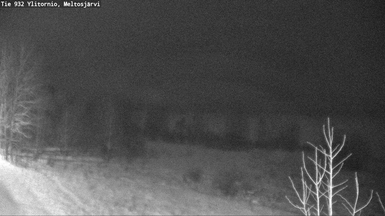Weather Camera Image Road 932 Ylitornio, Meltosjärv, Ylitornio, Lappi