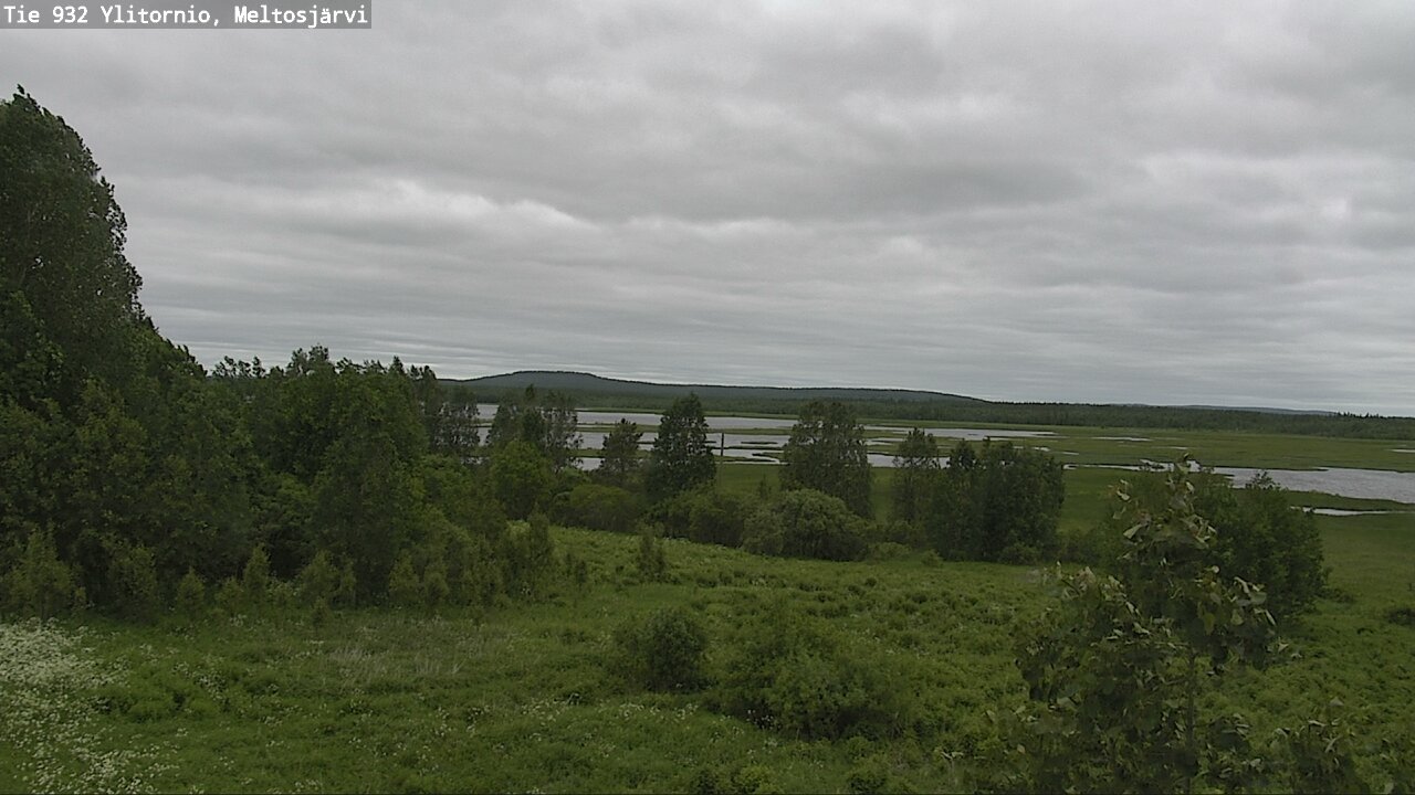 Weather Camera Image Road 932 Ylitornio, Meltosjärv, Ylitornio, Lappi
