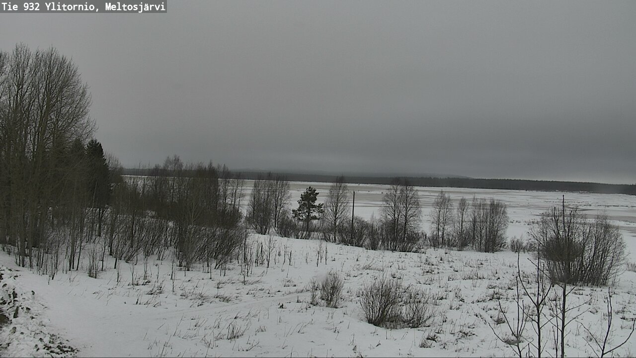 Weather Camera Image Road 932 Ylitornio, Meltosjärv, Ylitornio, Lappi