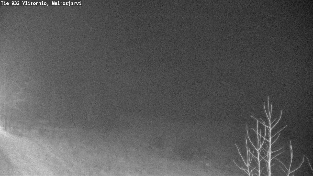 Weather Camera Image Road 932 Ylitornio, Meltosjärv, Ylitornio, Lappi