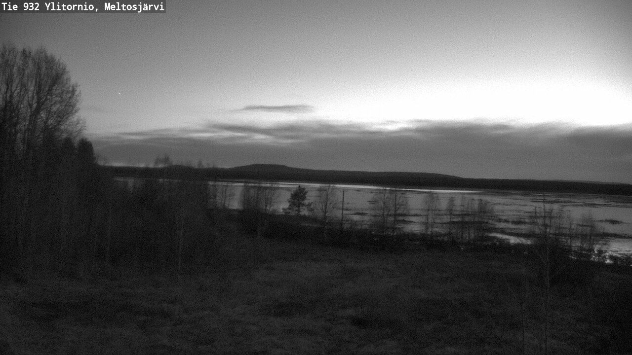 Weather Camera Image Väg 932 Övertorneå, Meltosjä, Ylitornio, Lappi