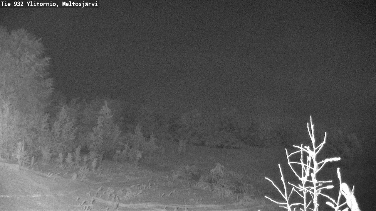 Weather Camera Image Road 932 Ylitornio, Meltosjärv, Ylitornio, Lappi