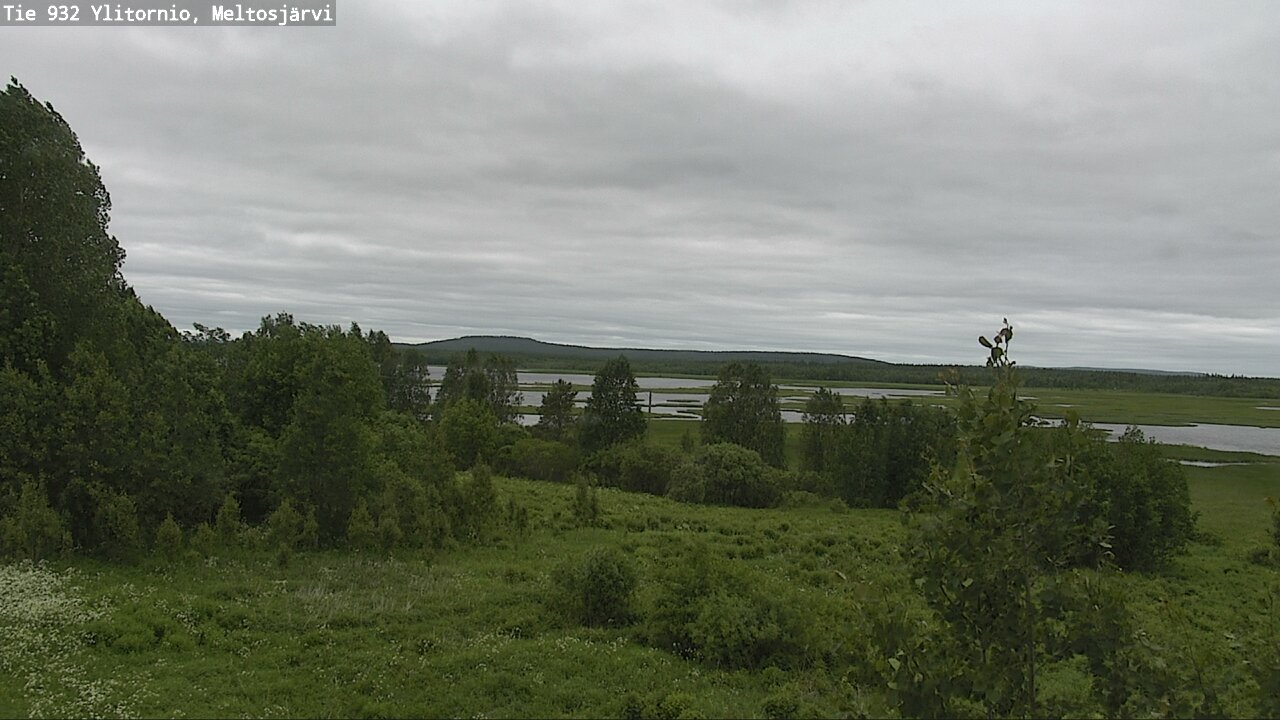 Weather Camera Image Road 932 Ylitornio, Meltosjärv, Ylitornio, Lappi