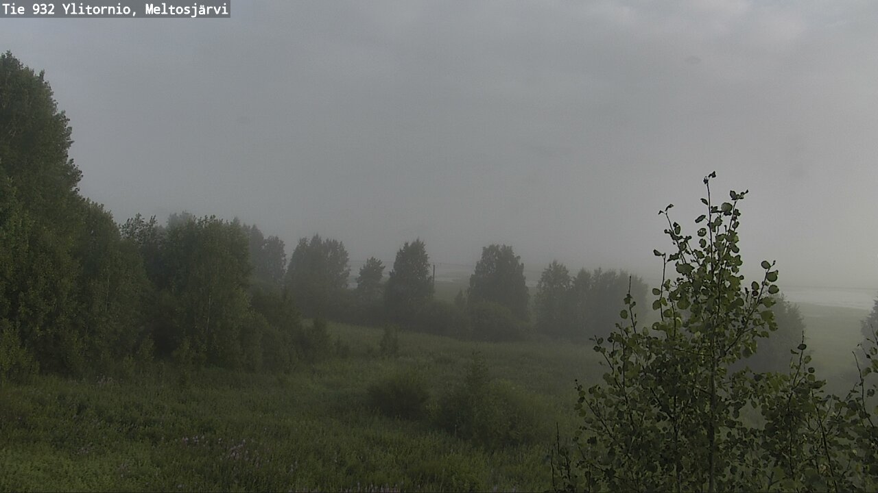 Weather Camera Image Road 932 Ylitornio, Meltosjärv, Ylitornio, Lappi