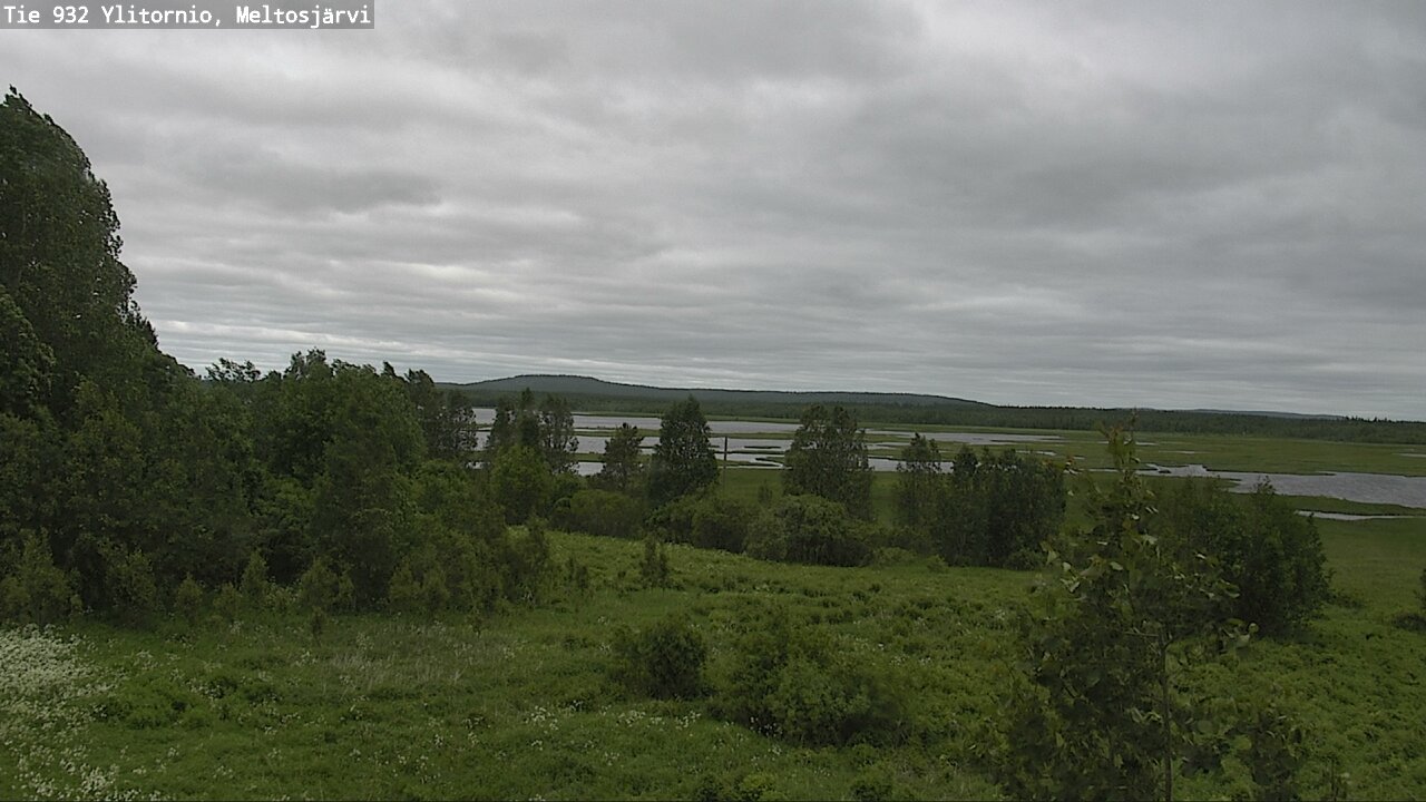 Weather Camera Image Road 932 Ylitornio, Meltosjärv, Ylitornio, Lappi