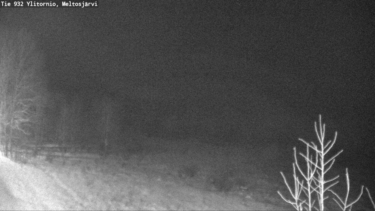 Weather Camera Image Road 932 Ylitornio, Meltosjärv, Ylitornio, Lappi