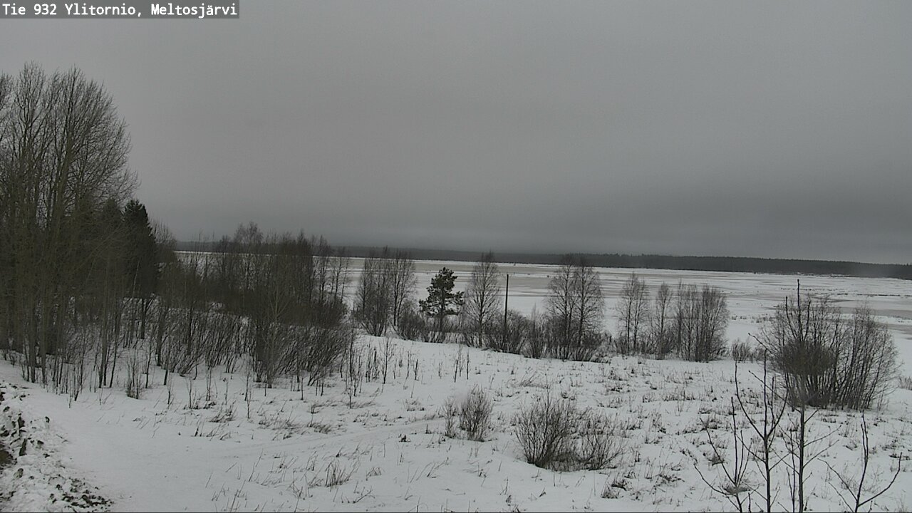 Weather Camera Image Road 932 Ylitornio, Meltosjärv, Ylitornio, Lappi