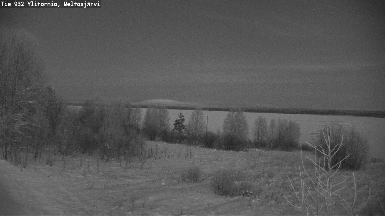 Weather Camera Image Road 932 Ylitornio, Meltosjärv, Ylitornio, Lappi