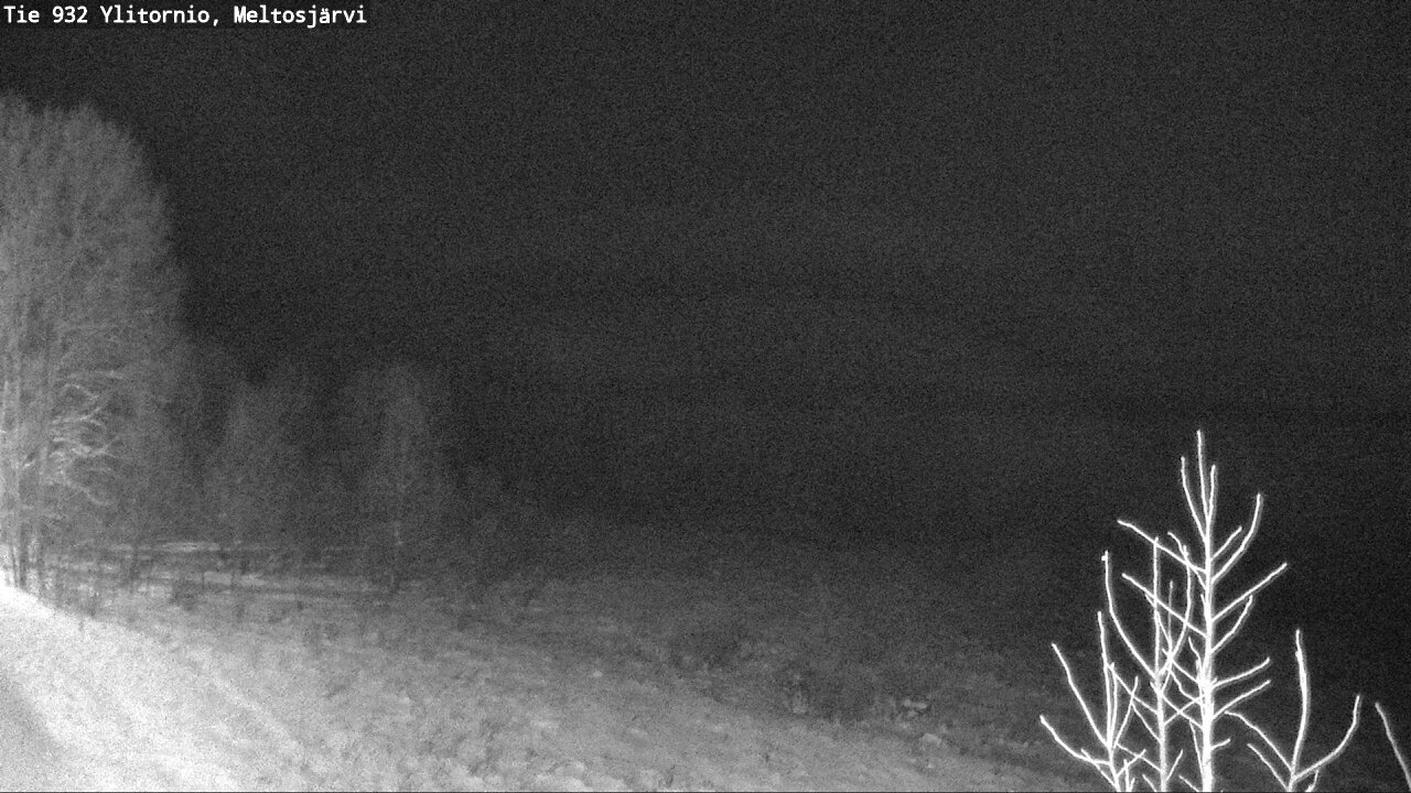 Weather Camera Image Road 932 Ylitornio, Meltosjärv, Ylitornio, Lappi