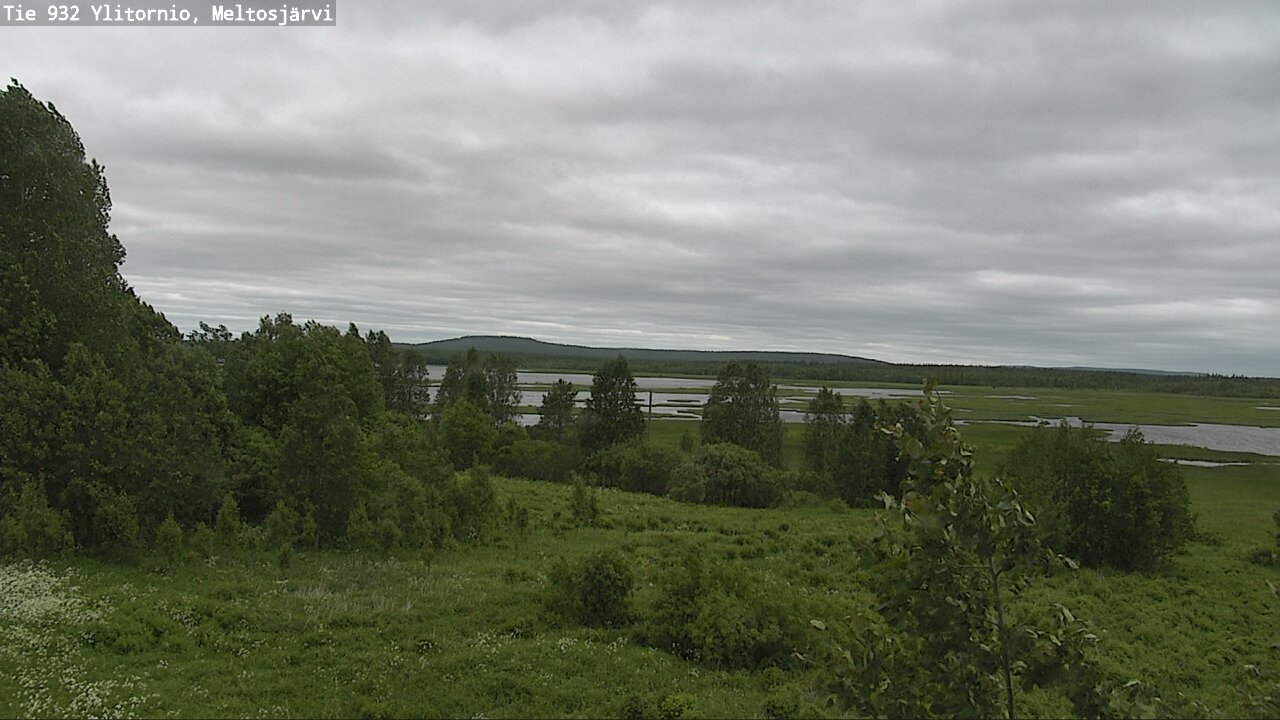 Weather Camera Image Road 932 Ylitornio, Meltosjärv, Ylitornio, Lappi