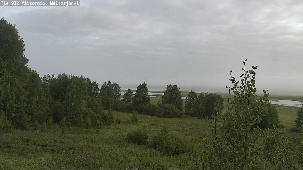 Weather Camera Image Road 932 Ylitornio, Meltosjärv, Ylitornio, Lappi