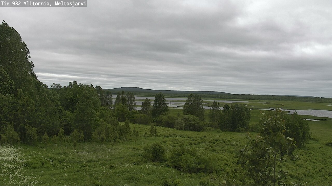 Weather Camera Image Road 932 Ylitornio, Meltosjärv, Ylitornio, Lappi