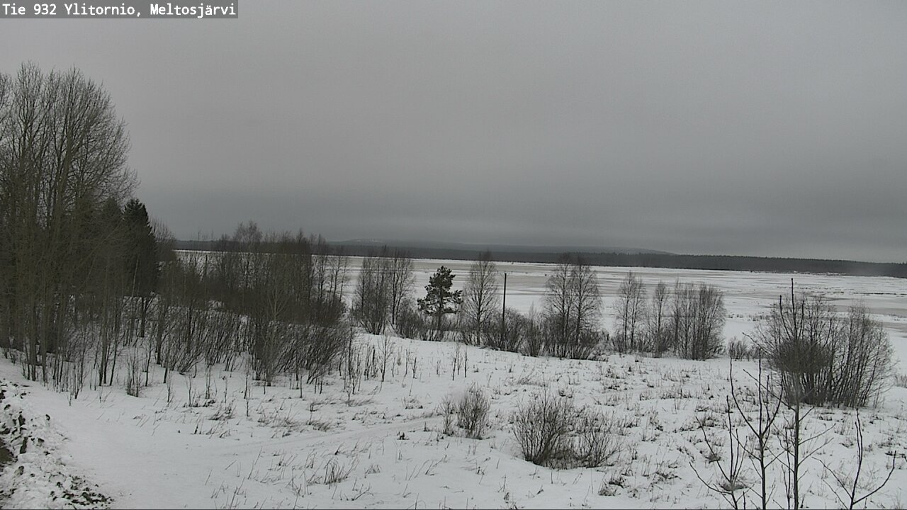 Weather Camera Image Road 932 Ylitornio, Meltosjärv, Ylitornio, Lappi