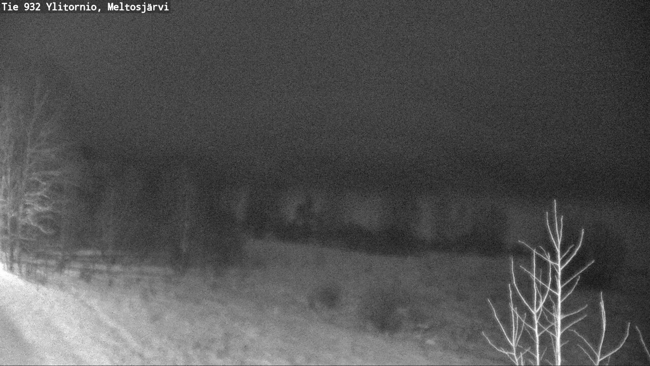 Weather Camera Image Road 932 Ylitornio, Meltosjärv, Ylitornio, Lappi