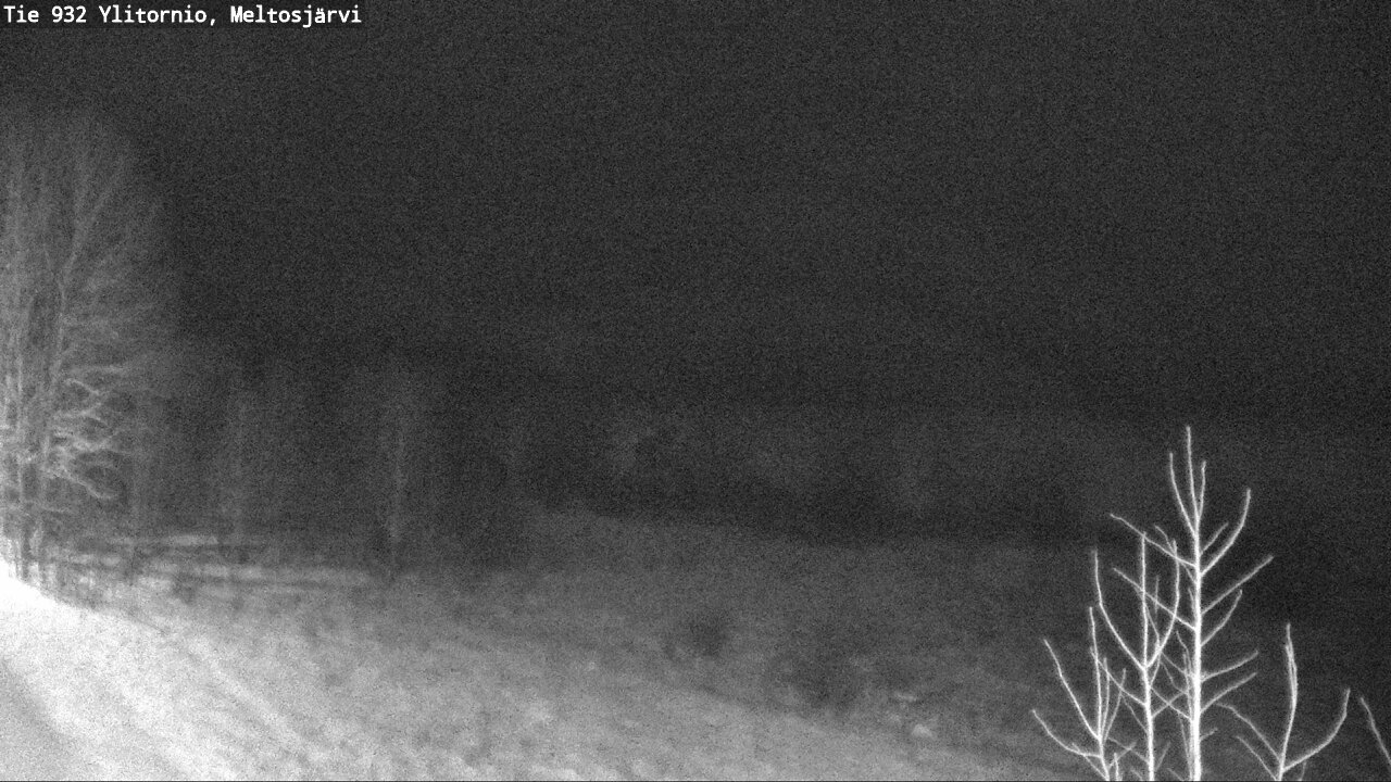 Weather Camera Image Road 932 Ylitornio, Meltosjärv, Ylitornio, Lappi