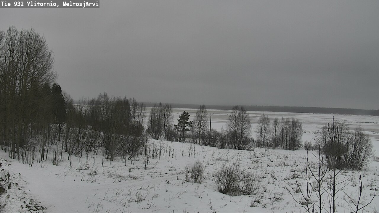 Weather Camera Image Road 932 Ylitornio, Meltosjärv, Ylitornio, Lappi