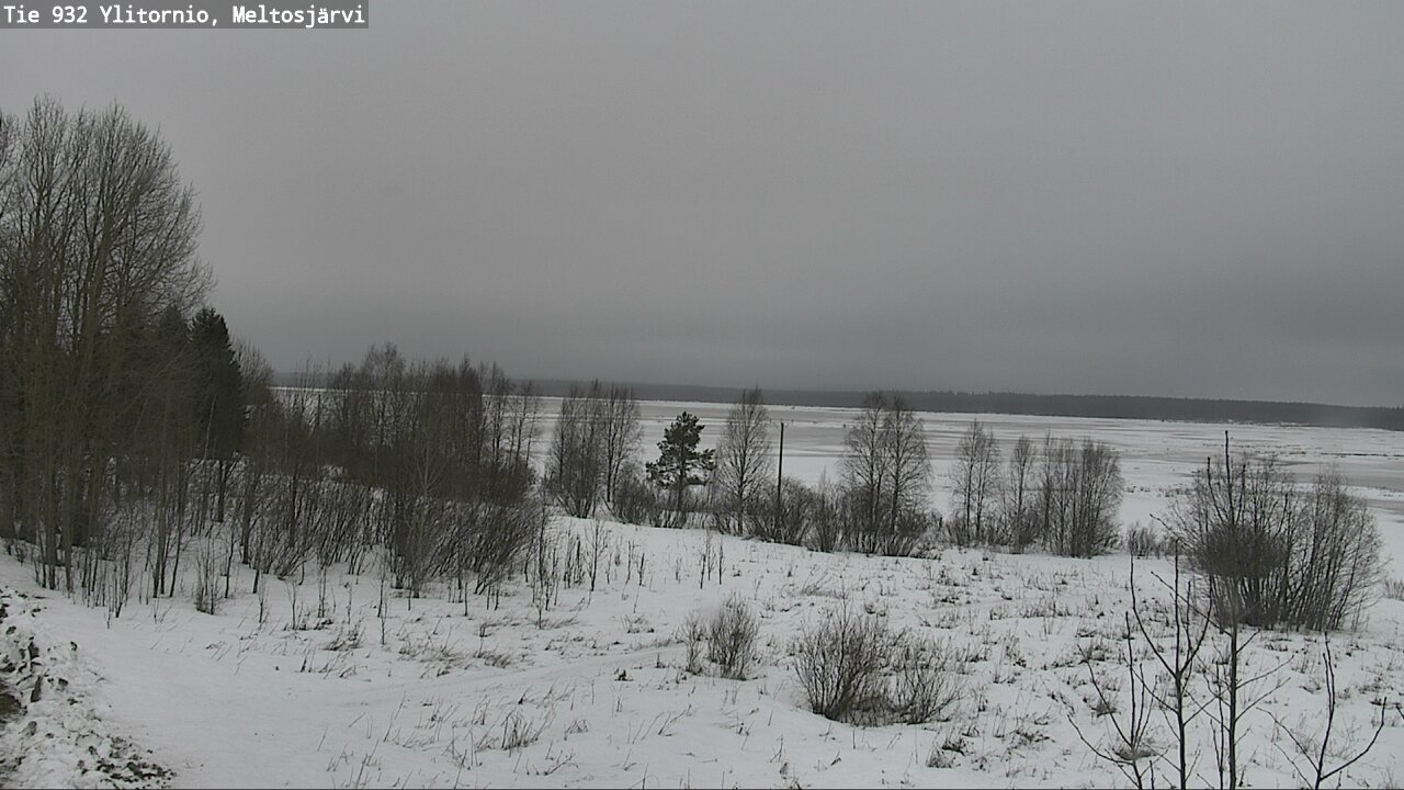 Weather Camera Image Road 932 Ylitornio, Meltosjärv, Ylitornio, Lappi
