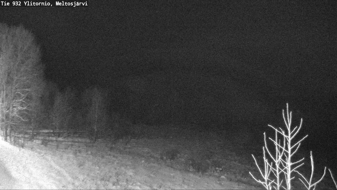 Weather Camera Image Road 932 Ylitornio, Meltosjärv, Ylitornio, Lappi